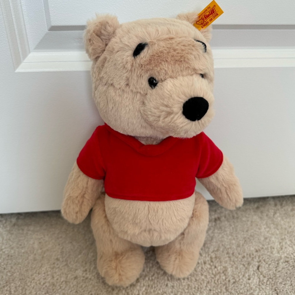 Steiff Disney Winnie The Pooh Bear Handmade Jointed Plush - Picture 2 of 11